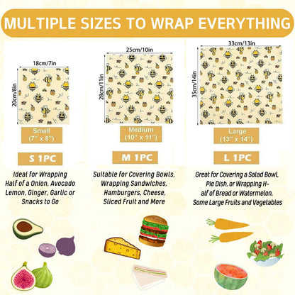 Reusable Beeswax Sandwich Wrapper - Organic, Sustainable and Zero Waste