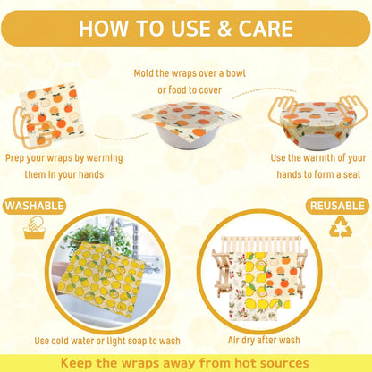 Reusable Beeswax Sandwich Wrapper - Organic, Sustainable and Zero Waste